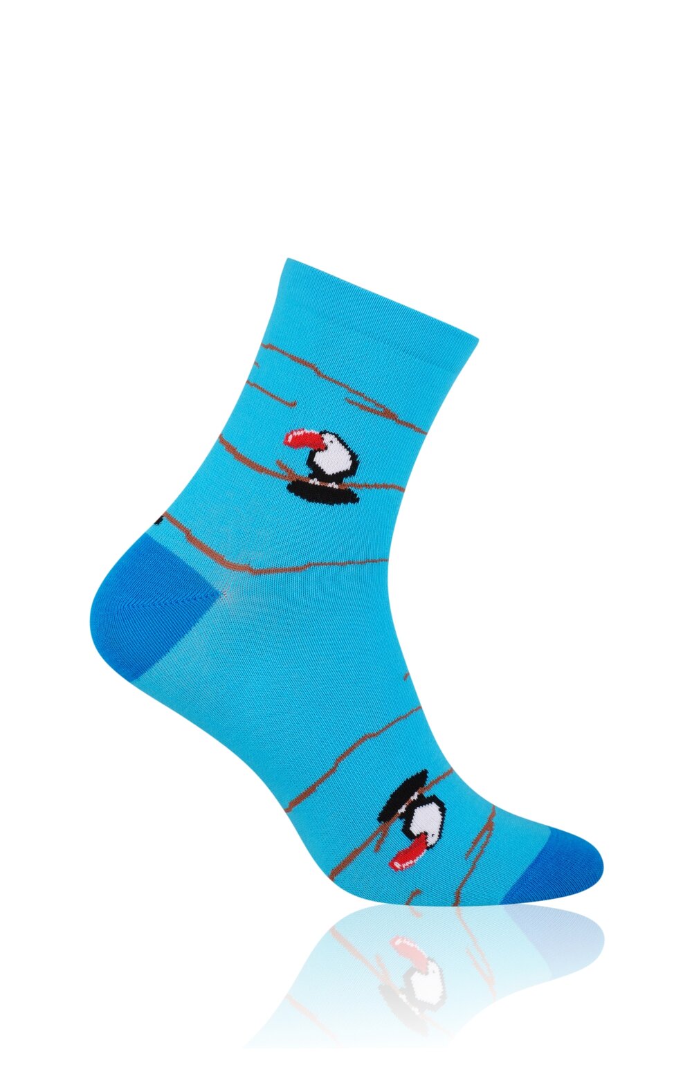 Sosete dama, model Toucan - More S078014 turcoaz Sosete dama, model Toucan - More S078014 turcoaz