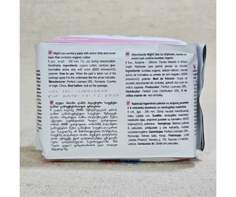 Absorbante pentru noapte cu aripioare 4 picături 29 cm 8 buc. picture - 3