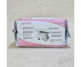 Absorbante pentru noapte cu aripioare 4 picături 29 cm 8 buc. picture - 4