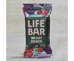 Baton de ovăz cu fructe de pădure fără gluten ECO 40g