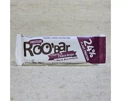 Baton proteic cu cireșe și bucățele de ciocolată ECO 40g