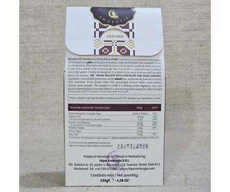 Biscuiți cu ciocolată și vișine fără zahăr adăugat 130g picture - 3