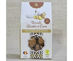 Biscuiți cu cocos și ghimbir fără zahăr adăugat 130g