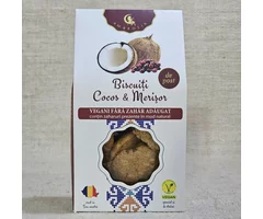 Biscuiți cu cocos și merișoare fără zahăr adăugat 130g