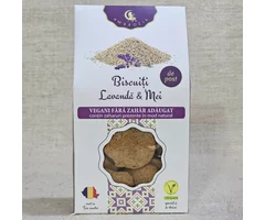 Biscuiți cu lavandă și mei fără zahăr adăugat 130g