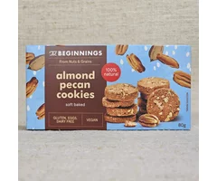 Biscuiți cu migdale și nuci pecan fără gluten 80g