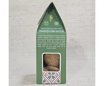 Biscuiți cu nucă și busuioc fără zahăr adăugat 130g picture - 2