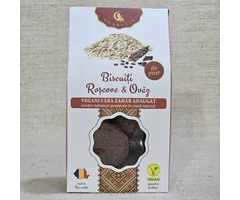 Biscuiți cu roșcove și ovăz fără zahăr adăugat 130g