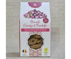 Biscuiți cu trandafiri și coacăze fără zahăr adăugat 130g