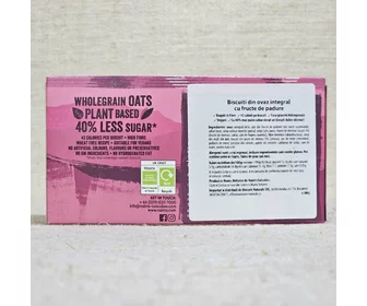 Biscuiți din ovăz integral cu fructe de pădure 200g picture - 2