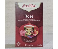 Ceai ayurvedic Rose cu trandafiri, hibiscus și lavandă ECO 30.6g 17 plicuri