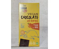 Ciocolată 50% cu portocale ECO 80g