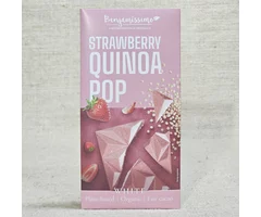 Ciocolată albă cu căpșuni și quinoa ECO 60g