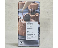 Ciocolată cuvertură cu lapte integral ECO 200g