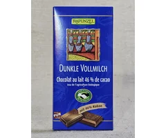 Ciocolată neagră cu lapte integral 46% ECO 100g