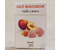 ECO Jeleuri fără gluten cu miere și piersici 30g