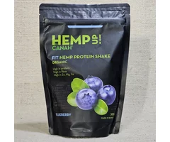 Fit shake proteic de cânepă și afine ECO 300g
