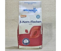 Fulgi din 3 cereale integrale ECO 500g