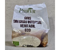 Griș din grâu inegral veritabil ECO 600g
