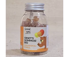 Jeleuri ursuleți fără gluten cu miere și propolis ECO 80g