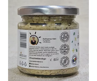 Muștar cu busuioc ECO 195g picture - 3