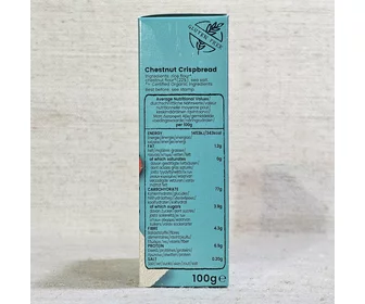 Pâine crocantă cu castane ECO 100g picture - 3