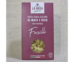Paste fusilli din făină de porumb și orez fără gluten, ouă și lapte 500g