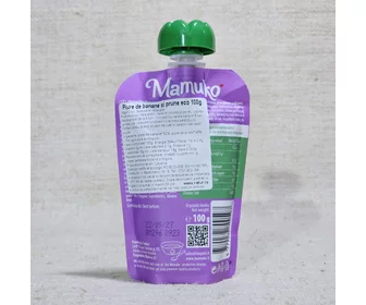 Piure de banane și prune ECO 100g picture - 2