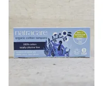 Tampoane Normale din bumbac fără aplicator 2 picături ECO 20 buc.