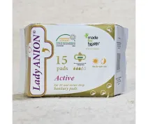 Absorbante cu ioni negativi cu aripioare 3 picături 18 cm 15 buc.
