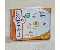 Absorbante cu ioni negativi cu aripioare Dayliner 2 picături 18 cm 16 buc.