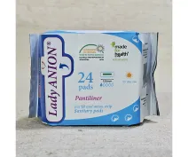 Absorbante pantiliner cu ioni negativi fără aripioare 1 picătură 15.5 cm 24 buc.