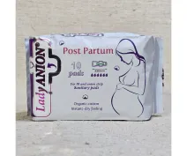 Absorbante post partum cu aripioare 6 picături 33 cm 10 buc.