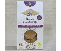 Biscuiți cu lavandă și mei fără zahăr adăugat 130g