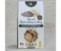 Biscuiți cu năut, hrișcă și orez fără zahăr adăugat 130g