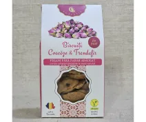 Biscuiți cu trandafiri și coacăze fără zahăr adăugat 130g