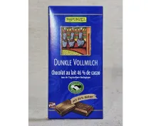 Ciocolată neagră cu lapte integral 46% ECO 100g