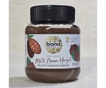 Cremă de ciocolată cu lapte și alune de pădure ECO 350g