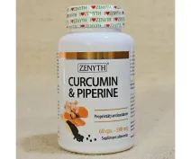 Curcumin piperine cu proprietăți antioxidante 60 capsule