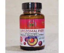 Lipozomal fier cu vitamina C, B12 și D-Riboză 60 capsule