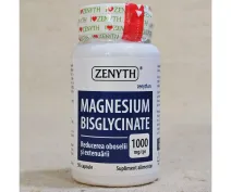 Magneziu bisglycinate pentru reducerea oboselii și extenuării 1000mg/cps. 30 capsule