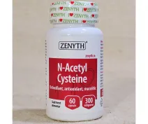 N-Acetyl Cysteine detoxifiant, antioxidant, mucolitic 60 capsule