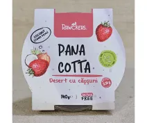 Pana cotta cu căpșuni ECO 140g