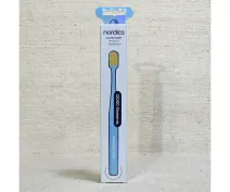 Periuță de dinți premium albastră/aurie pentru adulți ultra moale 12000 filamente