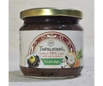Sarmale de post cu ciuperci învelite în foi de viță de vie 370g
