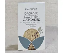 Scottish oatcakes with sea vegetable and black pepper ECO 200g