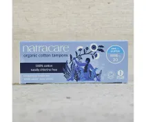 Tampoane Super din bumbac fără aplicator 3 picături ECO 20 buc.