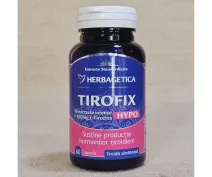 Tirofix pentru susținerea producției hormonilor tirodieni 60 capsule