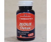Zeolit detox micronizat și activat 60 capsule
