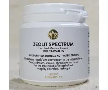 Zeolit spectrum cu zeolit activat dublu 100% purificat 410mg 50g 100 capsule